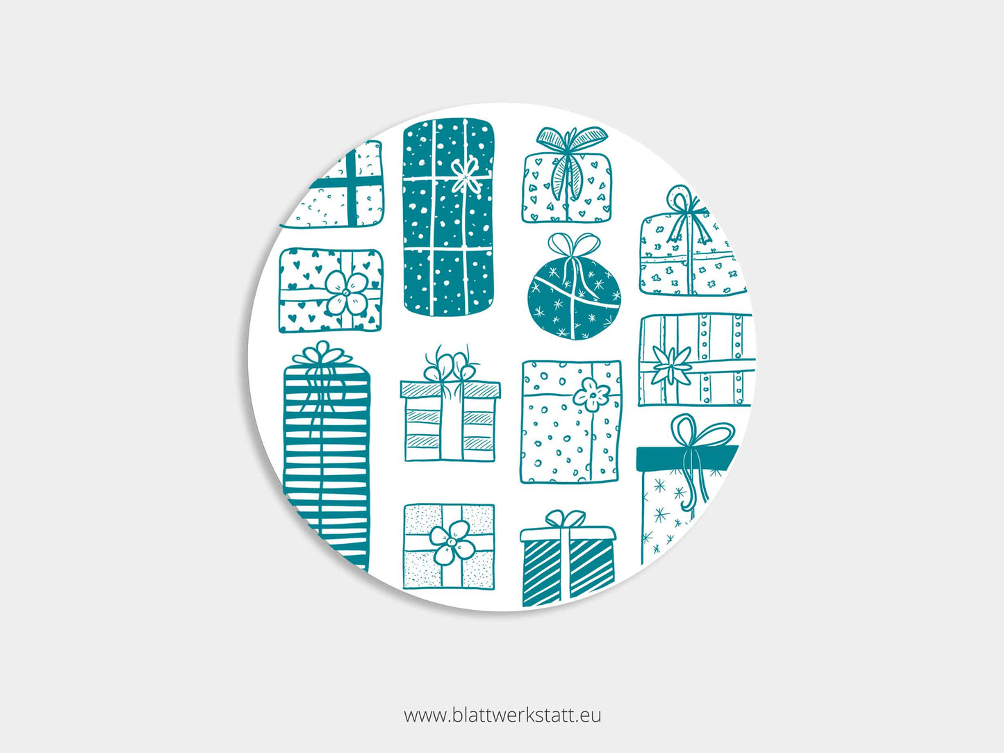 Aufkleber-Set "Geschenke übergeben"