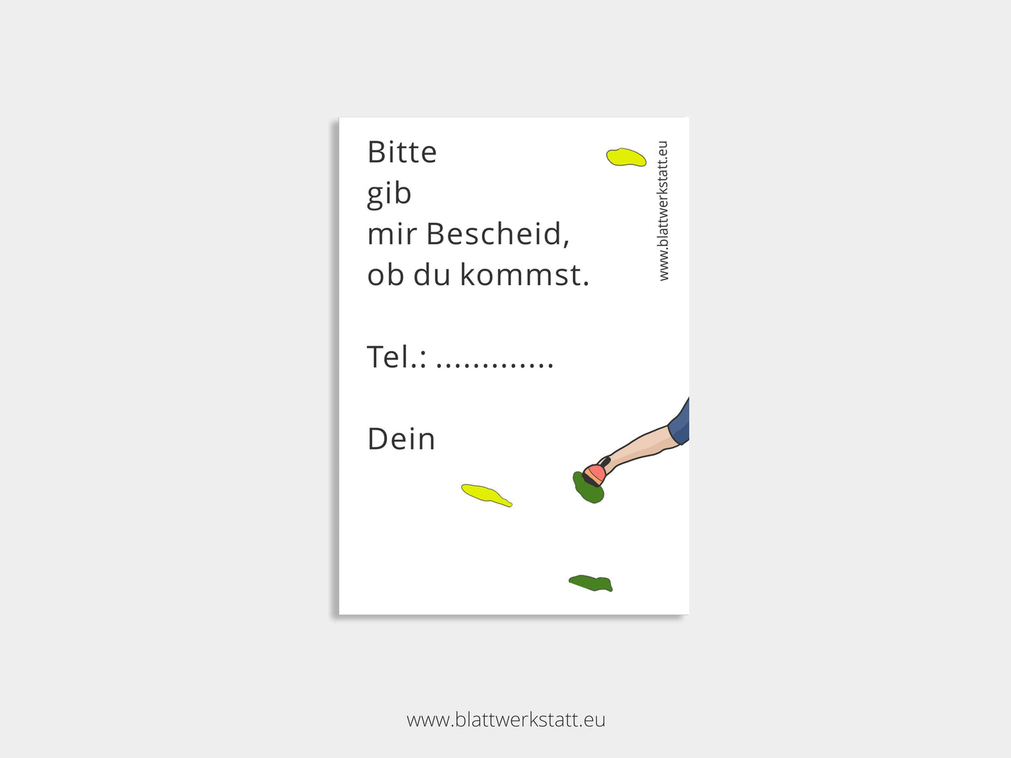 Digitale Einladung "Boulder/Kletter-Kindergeburtstag"