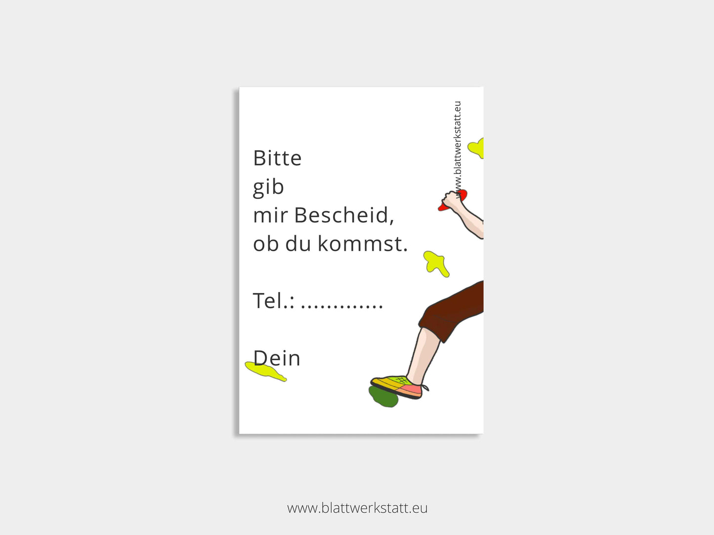 Digitale Einladung "Boulder/Kletter-Kindergeburtstag"