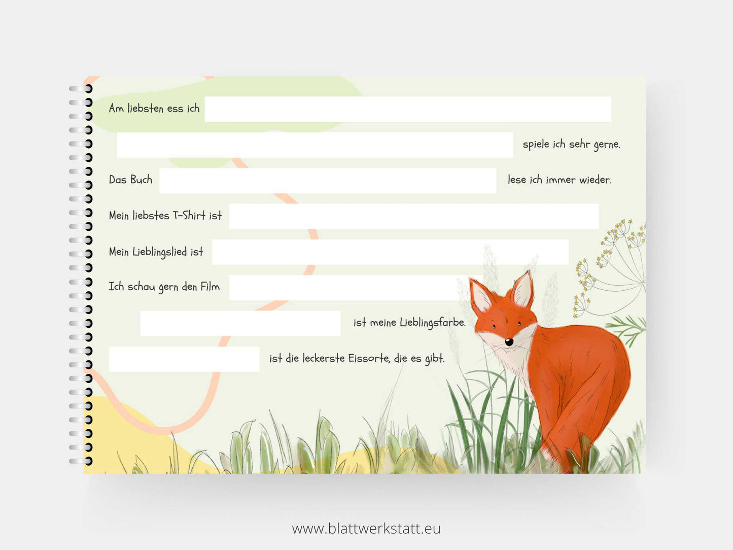 Freundebuch A5 "Fuchs"
