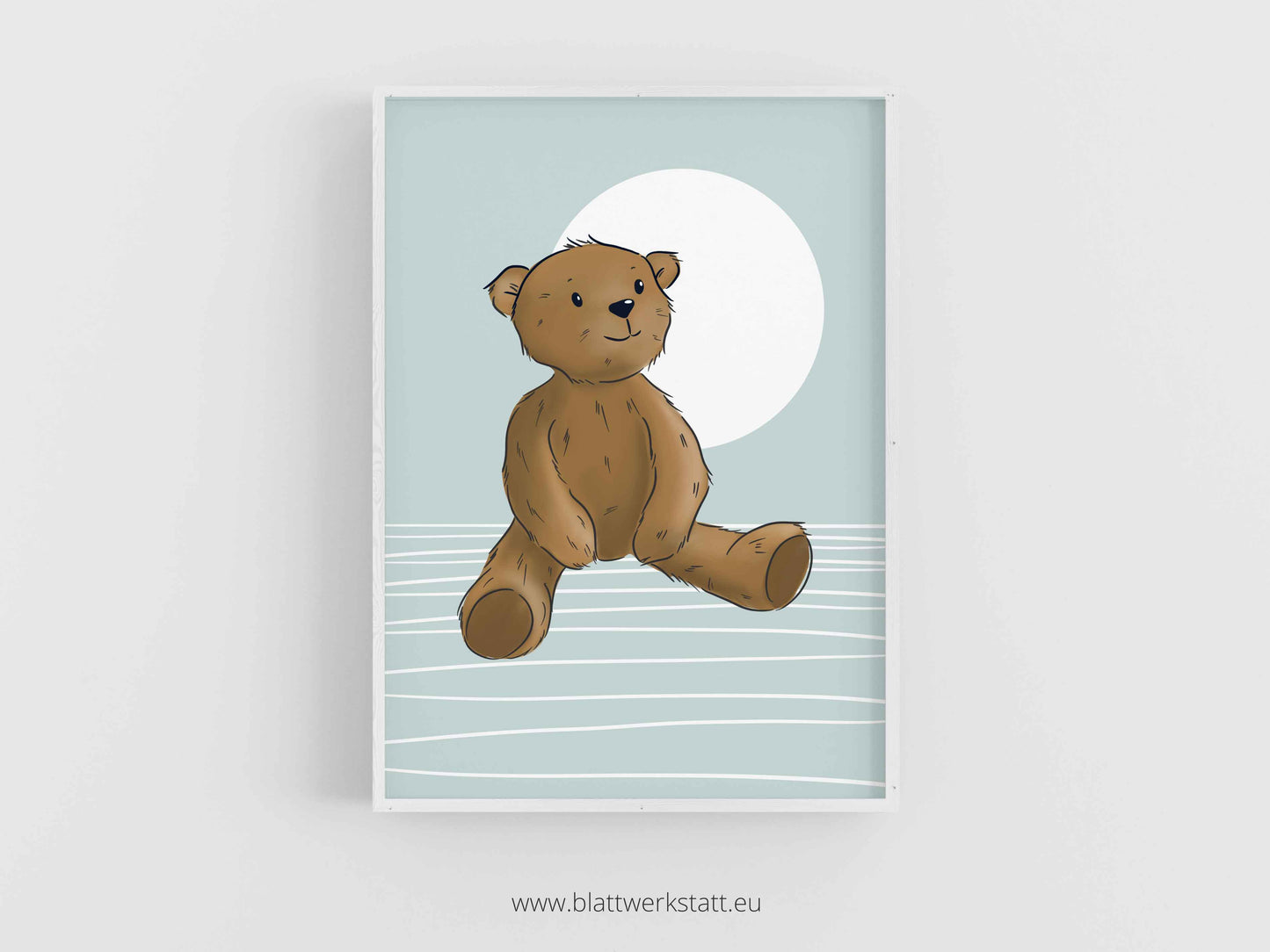 Digitales Poster "Kuschelteddy"