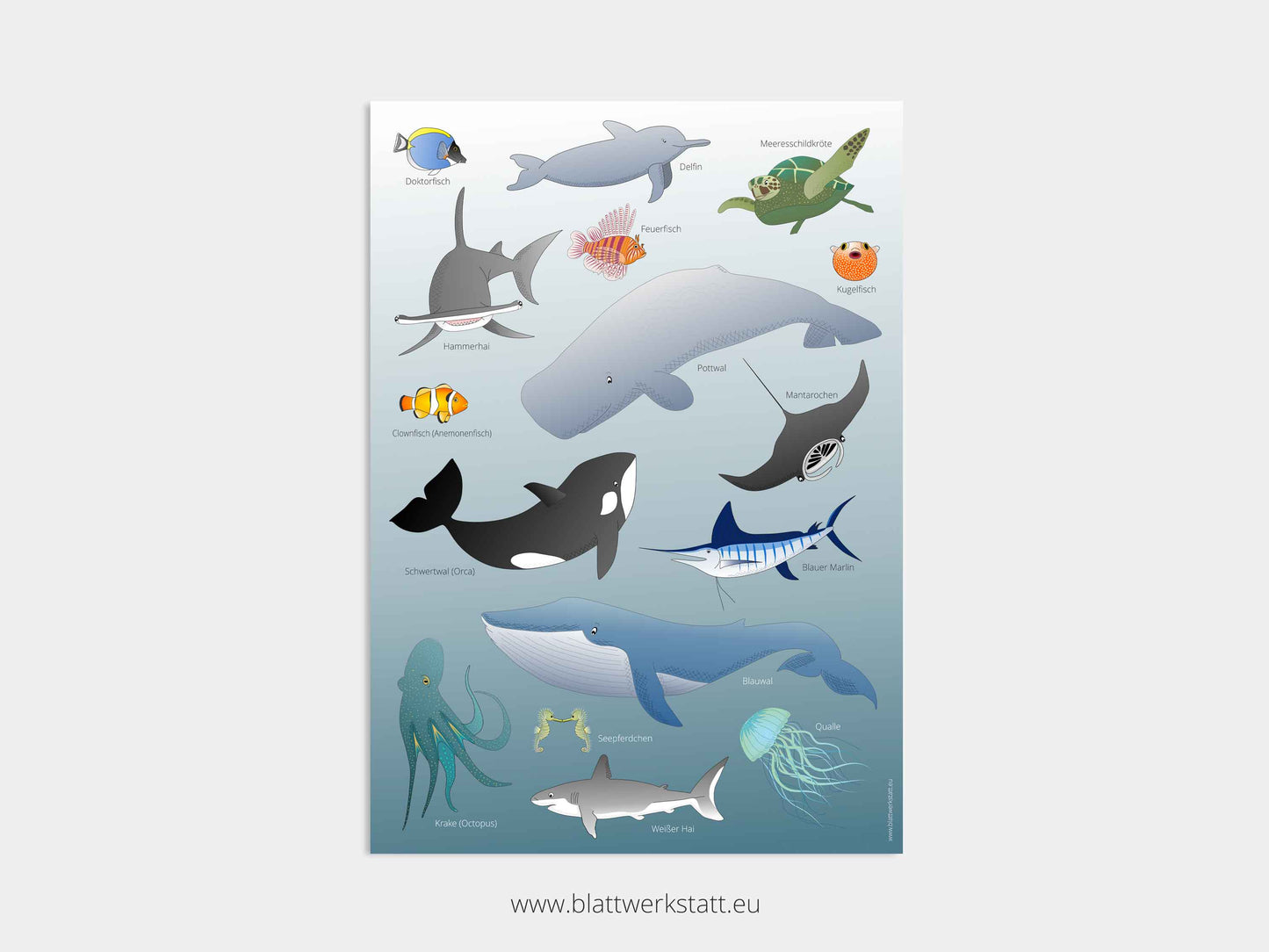 Poster A3 "Tiefsee"