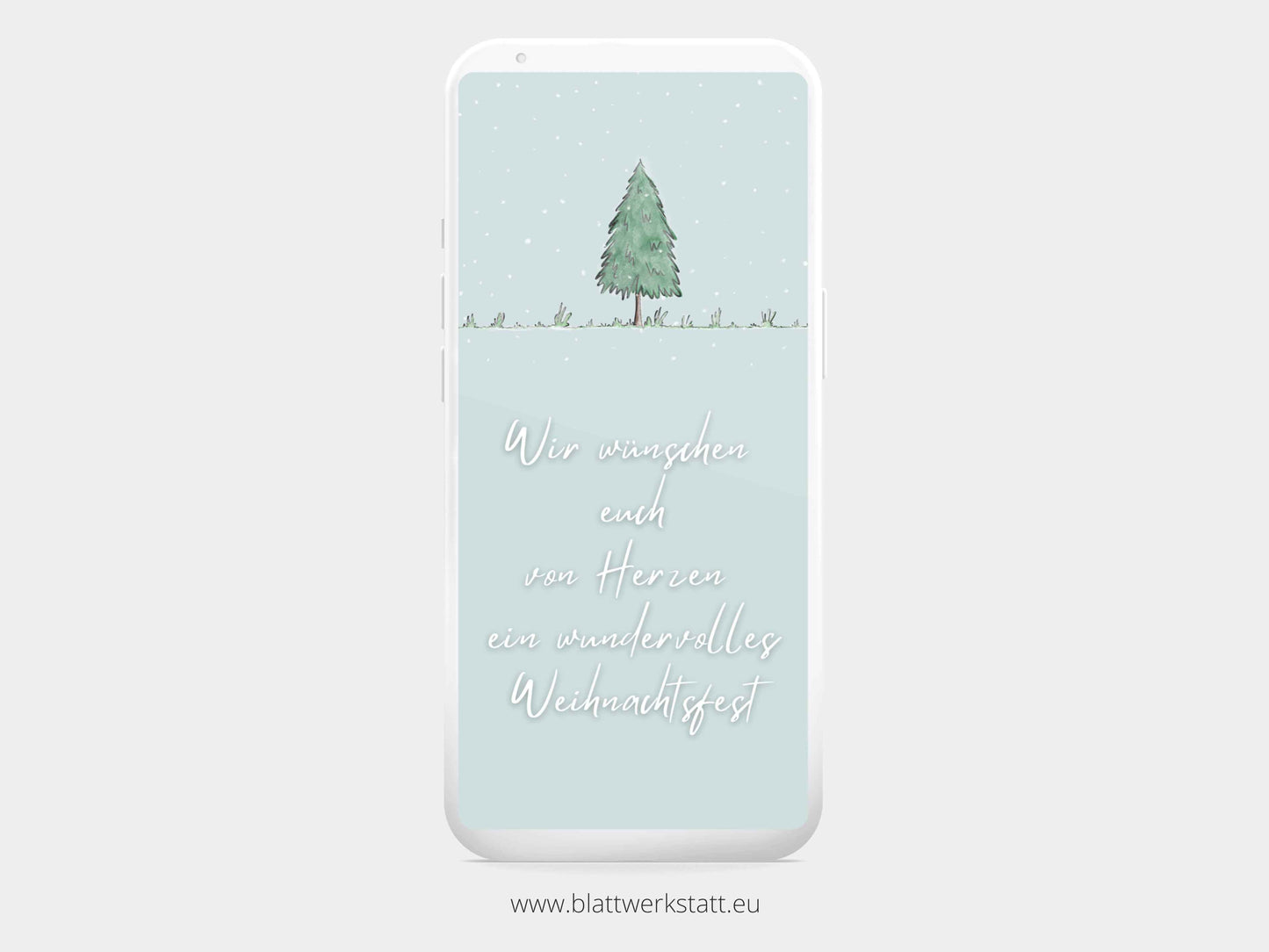 eCard "Schneetanne"
