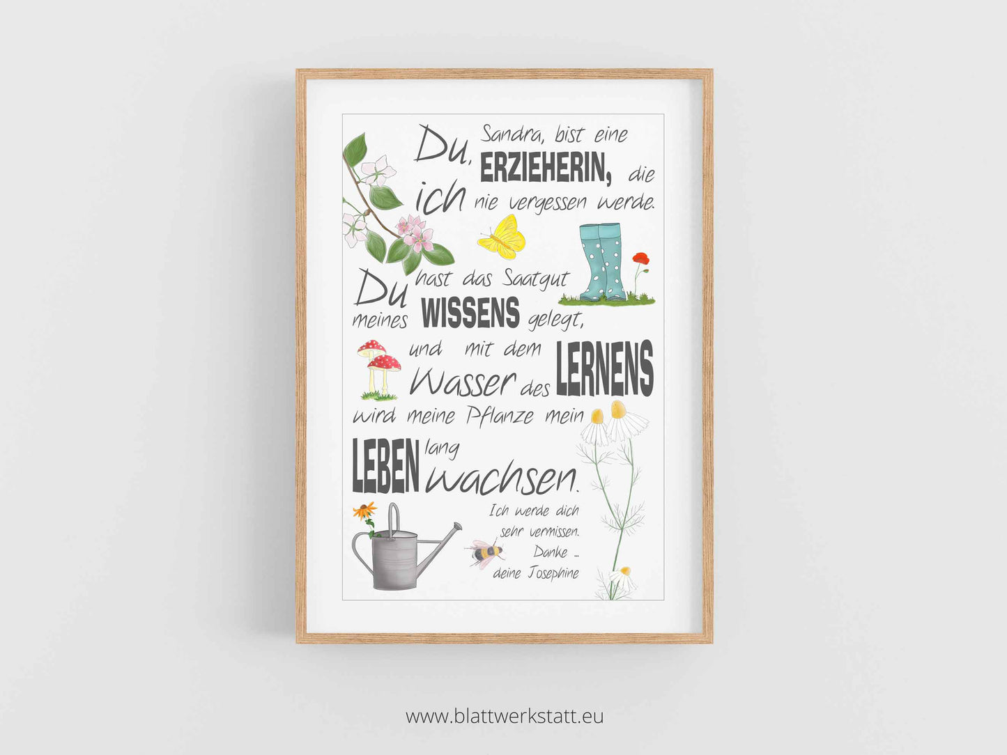 Danke-Bild A4 "Saatgut"