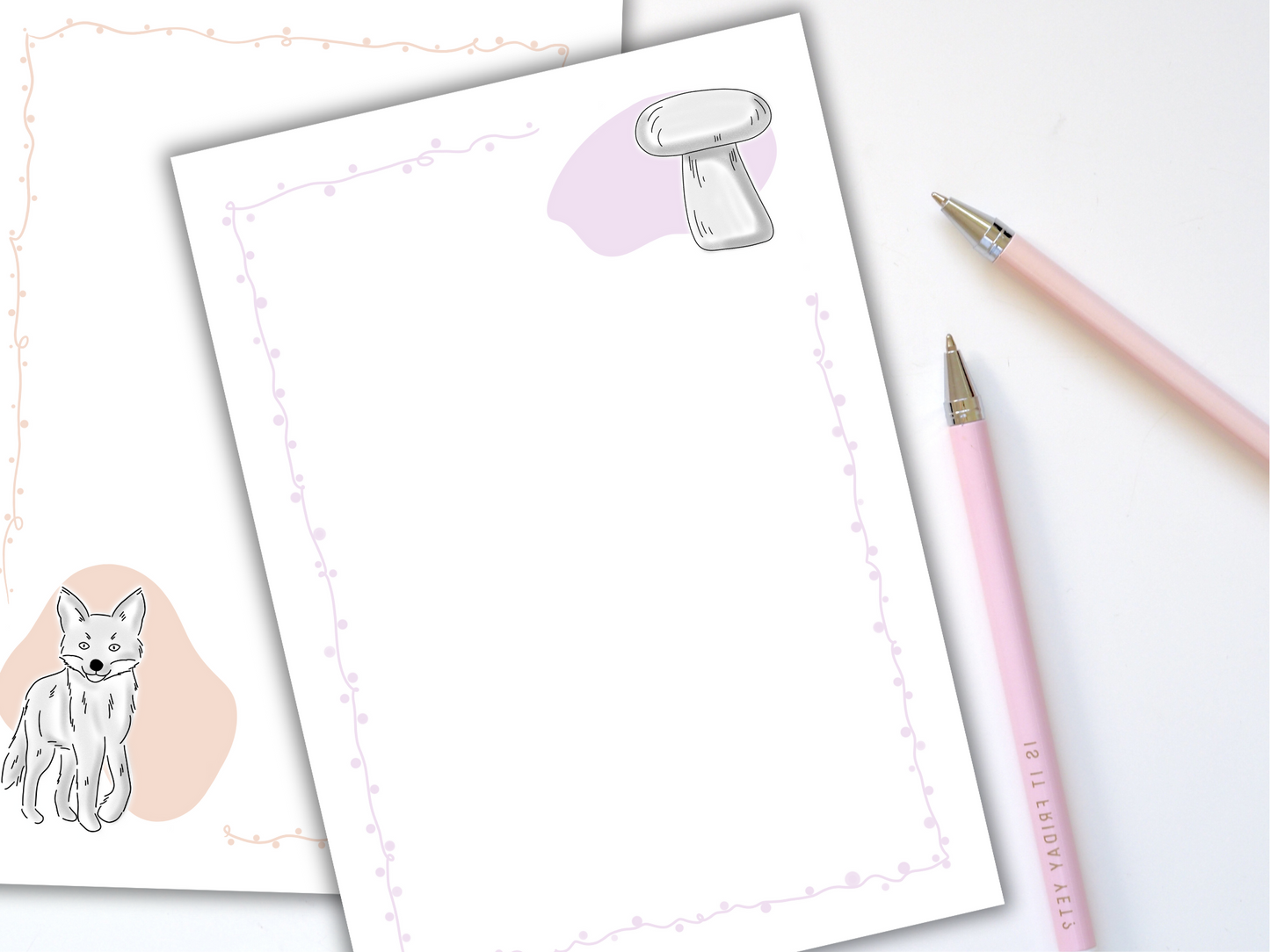 Digitales Briefpapier "Wald" - zum Downloaden
