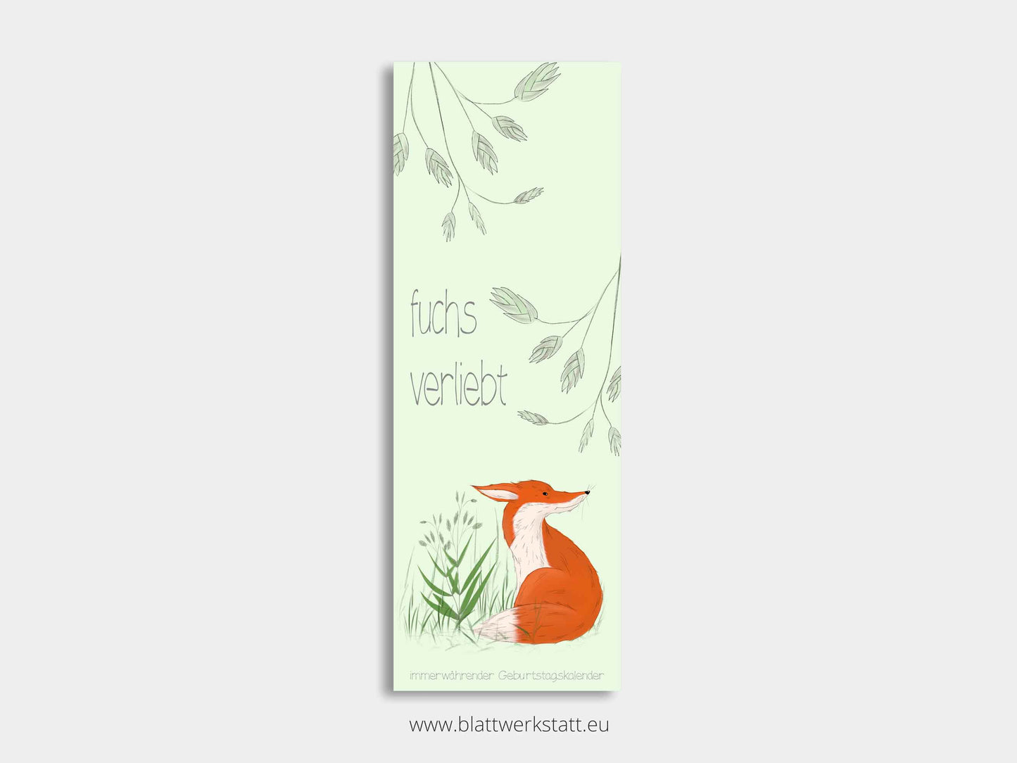 Geburtstagskalender "fuchsverliebt"