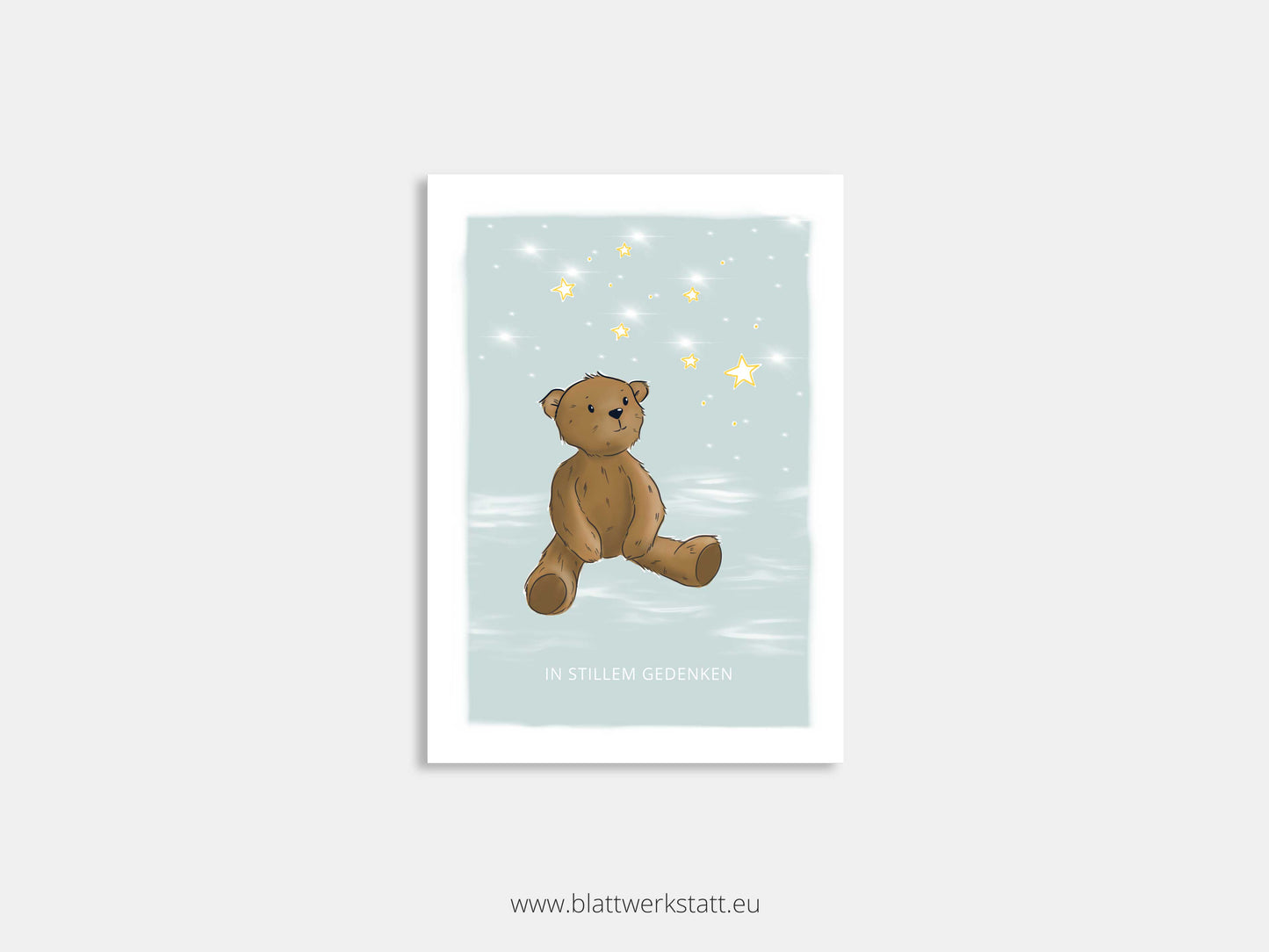 Trauerkarte "kleiner Bär"