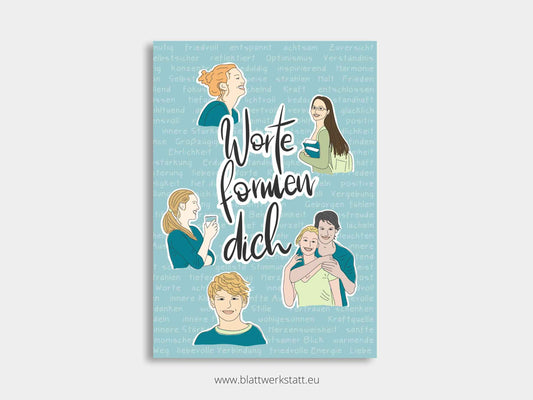 Notizheft A4 "Worte"