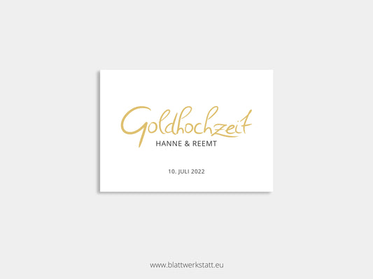 Postkarten-Serie "Gold und Silber"