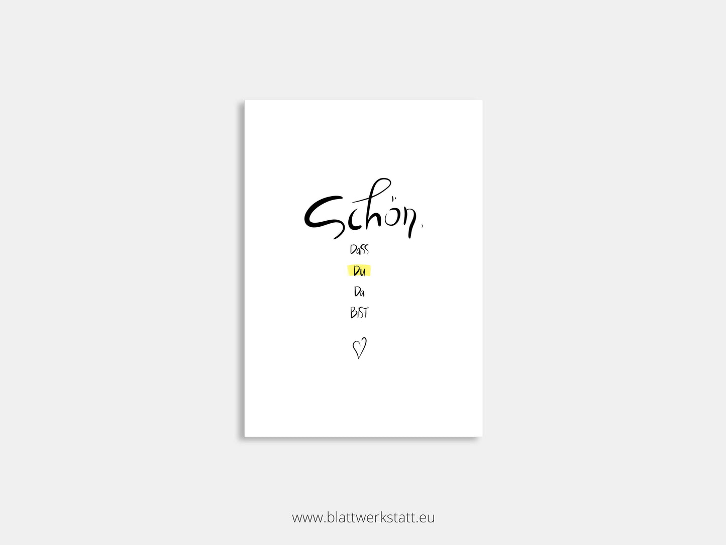 Digitales Postkarten-Set "Ich seh dich"