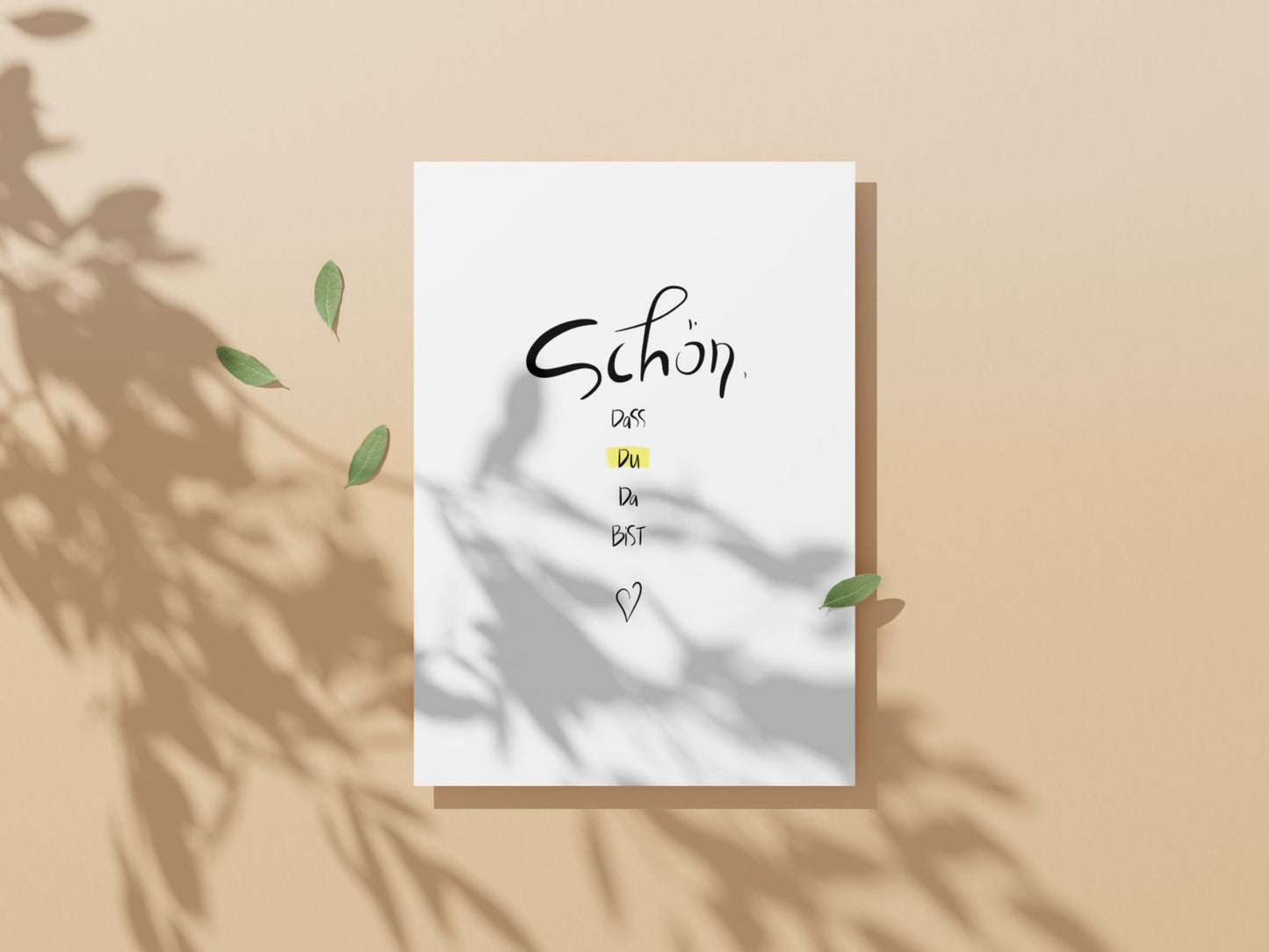 Digitales Postkarten-Set "Ich seh dich"