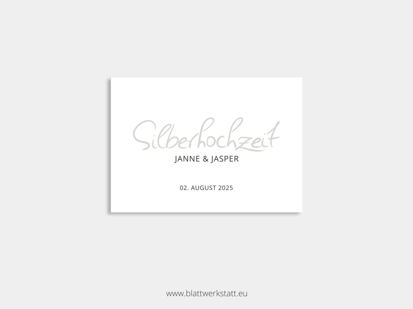 Postkarten-Serie "Gold und Silber"
