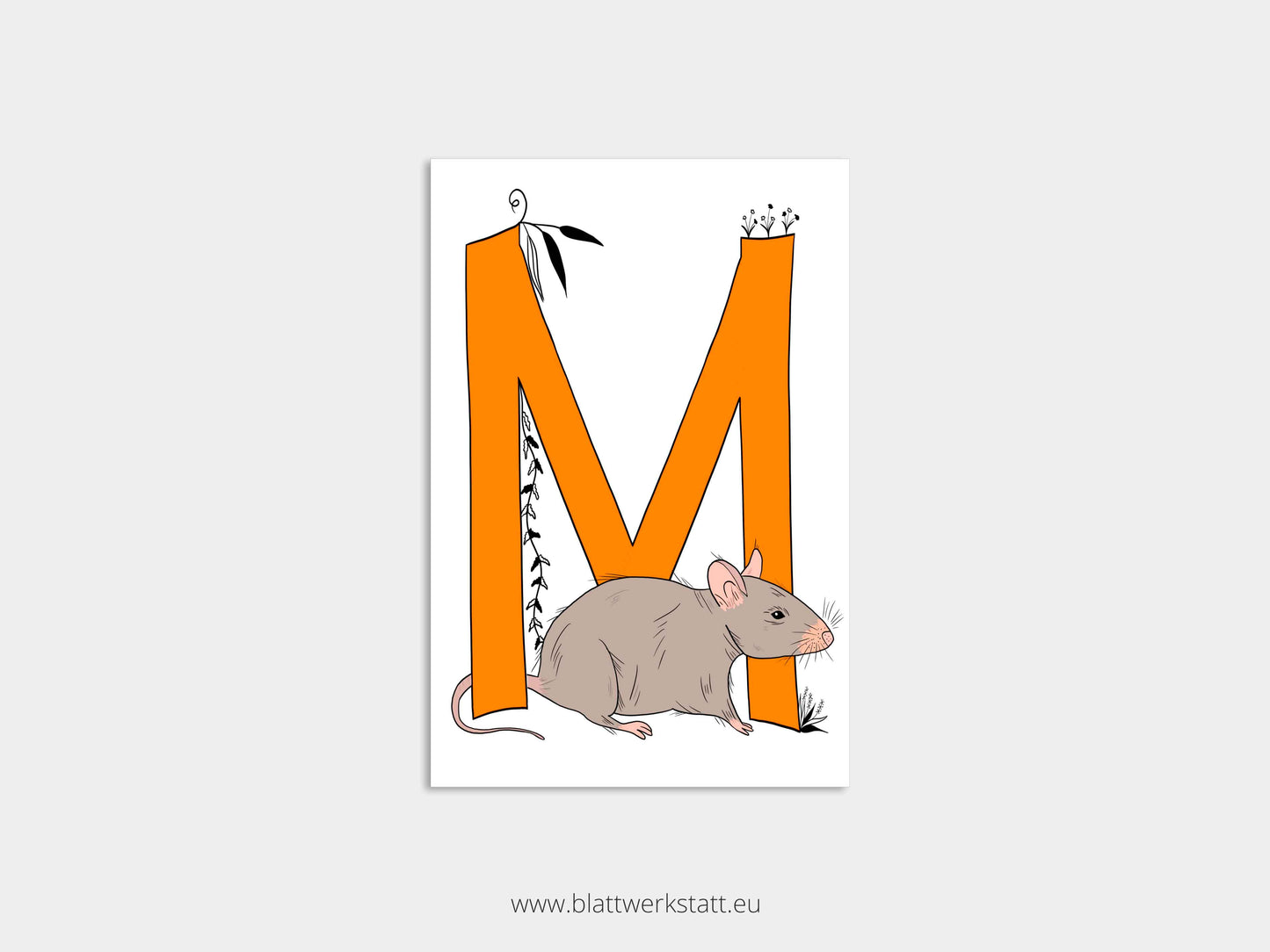 Postkarten-Serie "ABC"