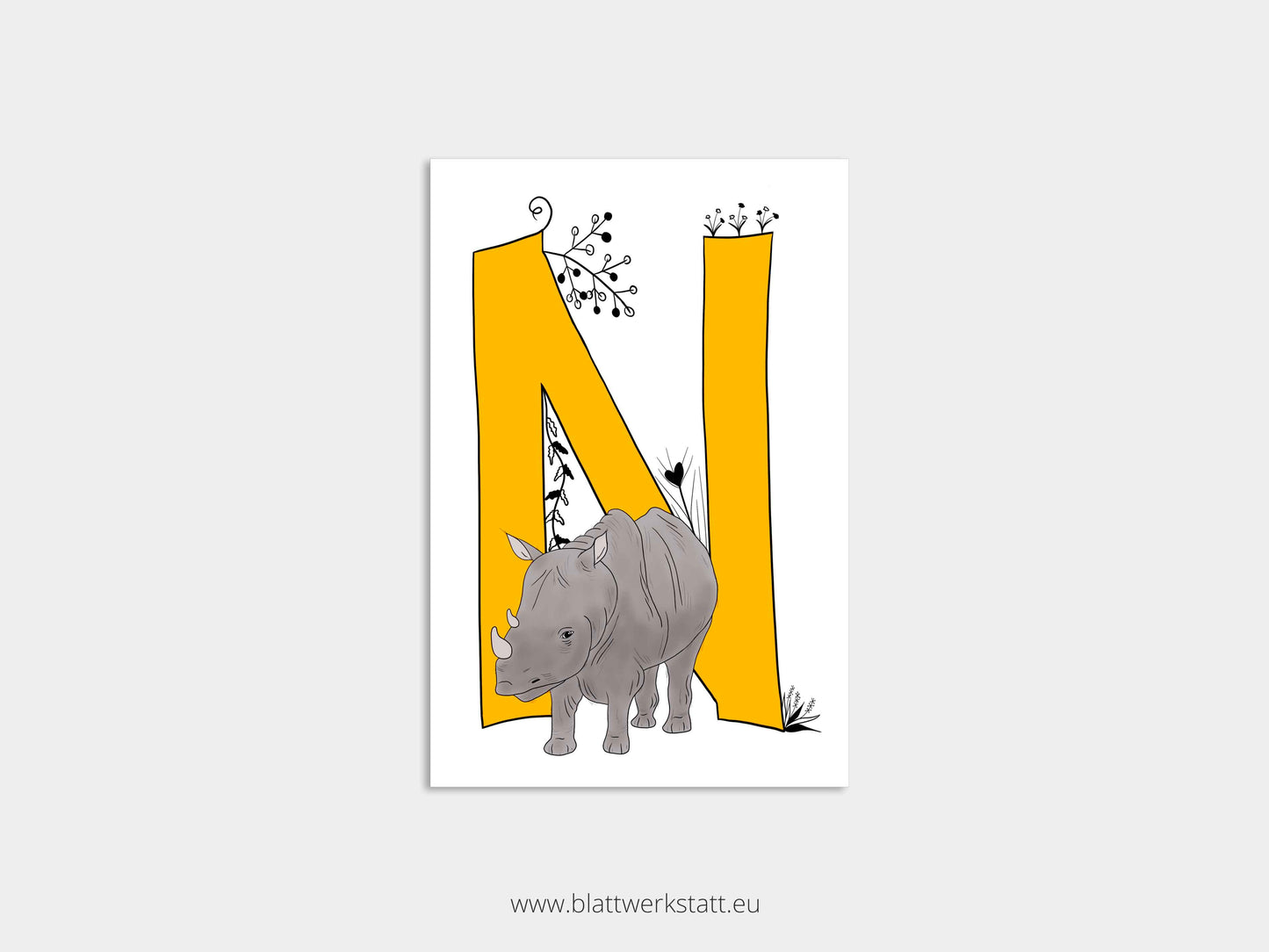 Postkarten-Serie "ABC"