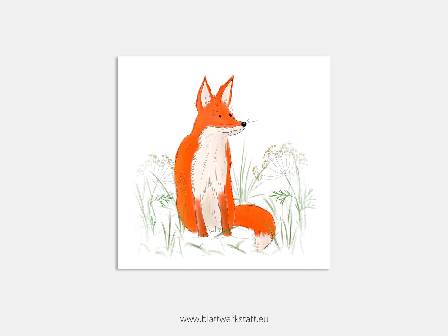 Postkarten-Serie "fuchsverliebt"