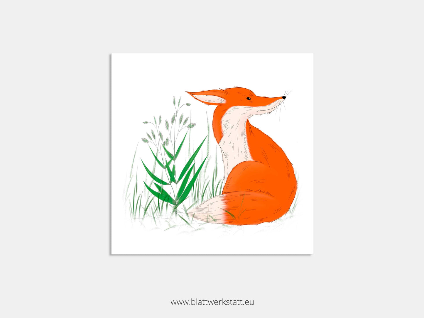Postkarten-Serie "fuchsverliebt"