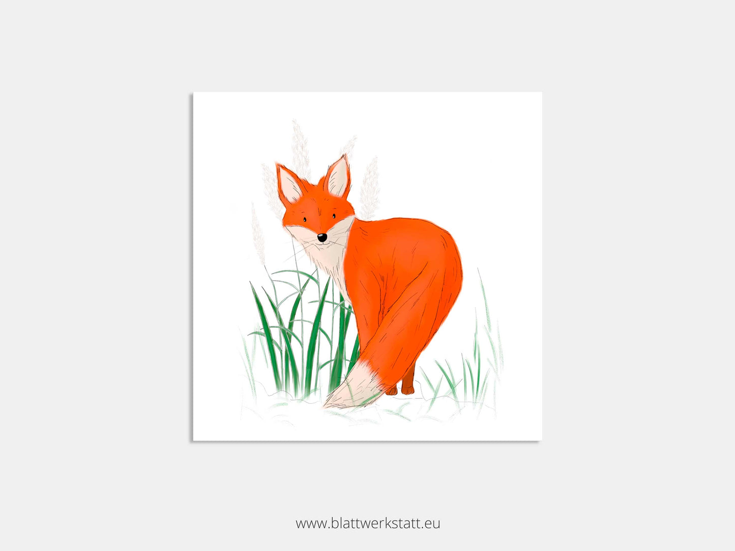 Postkarten-Serie "fuchsverliebt"