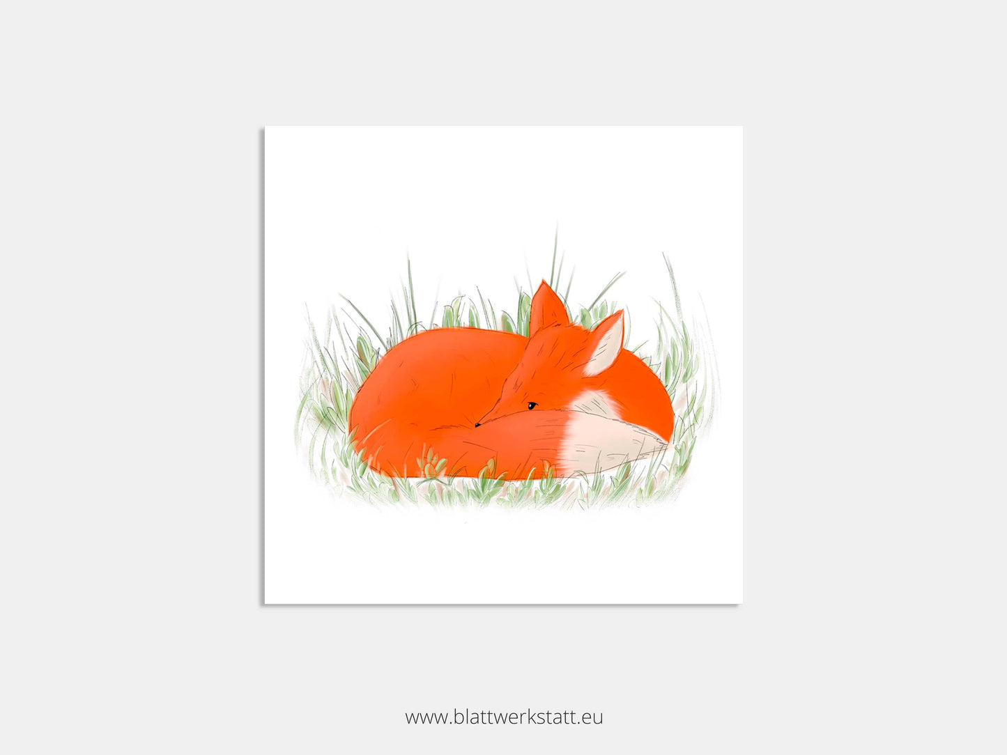 Postkarten-Serie "fuchsverliebt"