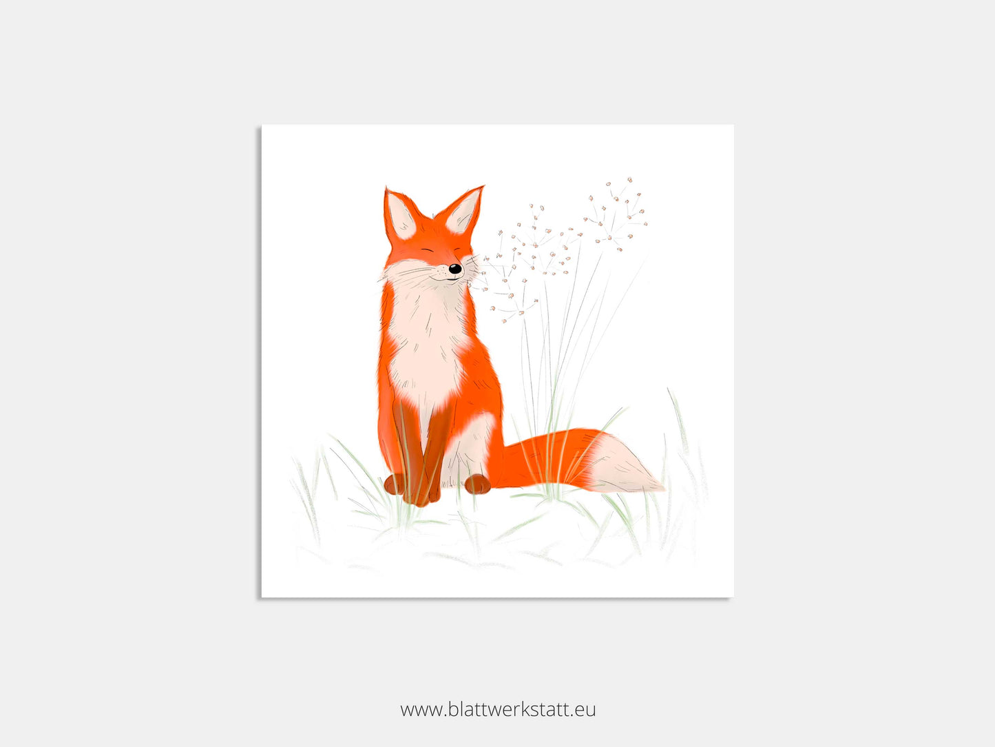 Postkarten-Serie "fuchsverliebt"