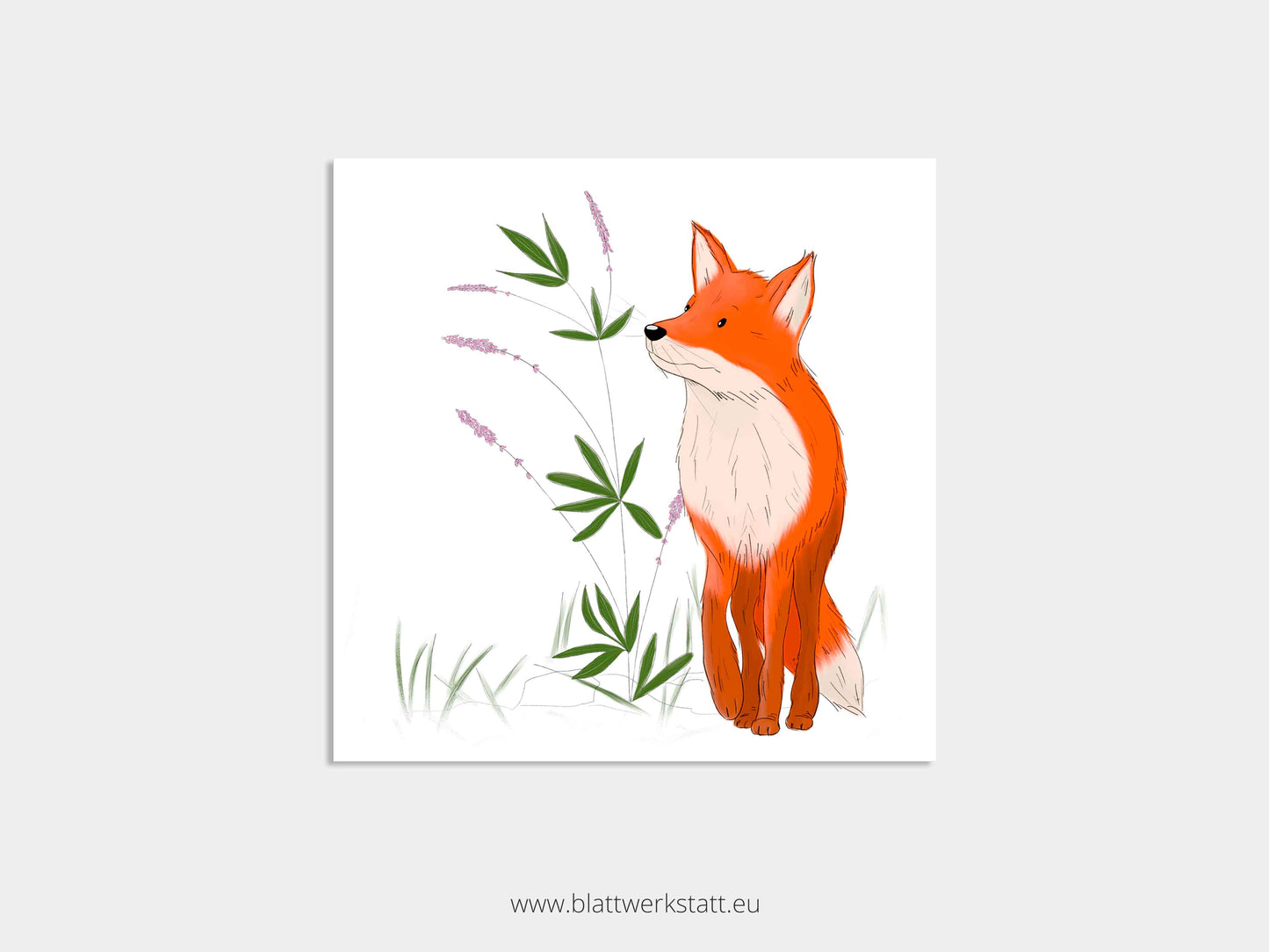 Postkarten-Serie "fuchsverliebt"