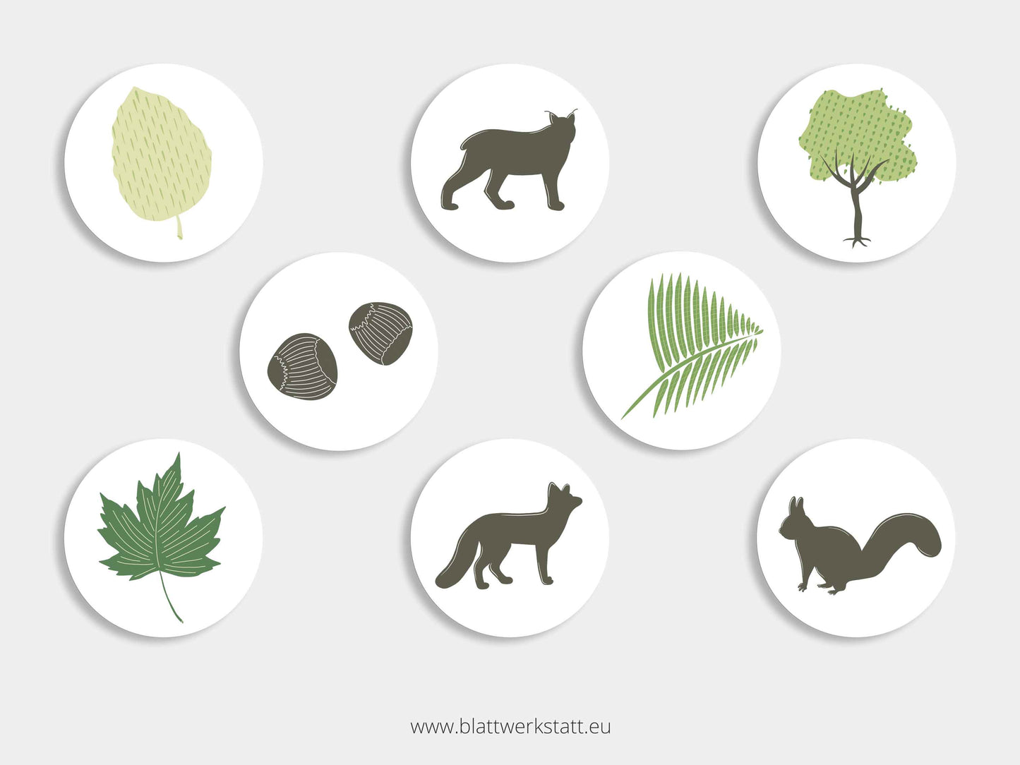 Aufkleber-Set "Wald"