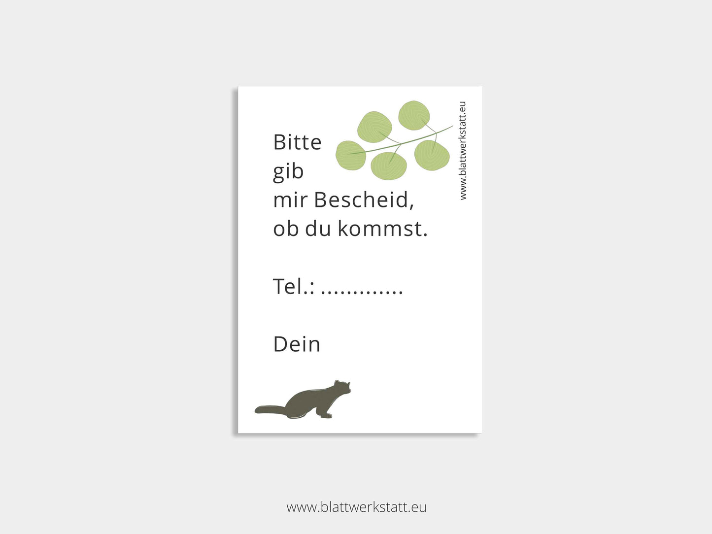 Digitale Einladung "Wald-Kindergeburtstag"
