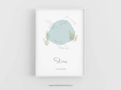 Geburtsbild A4 "Stine"