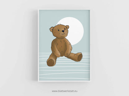 Digitales Poster "Kuschelteddy"