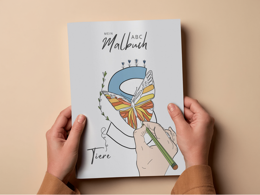 Digitales Malbuch "ABC der Tiere"