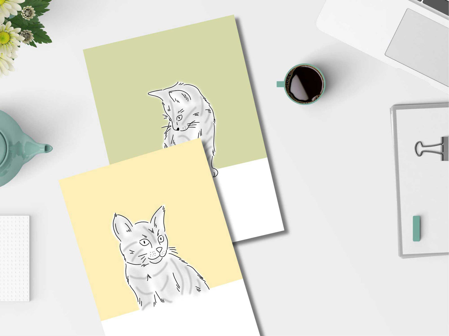 Notizheft A5 "Katzen"