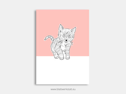 Notizheft A5 "Katzen"
