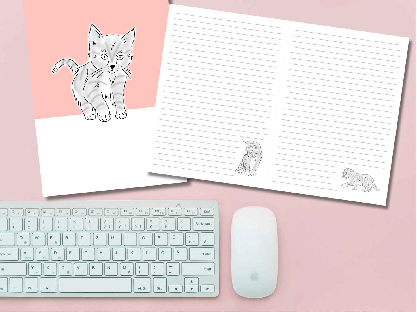 Notizheft A5 "Katzen"