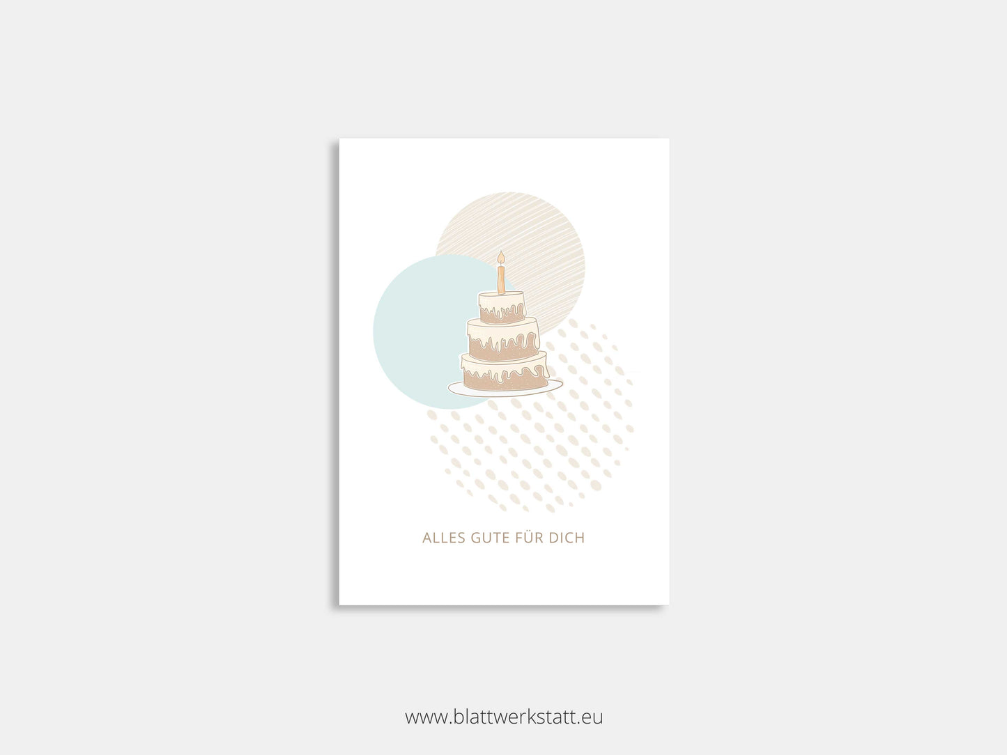 Postkarte "Torte"