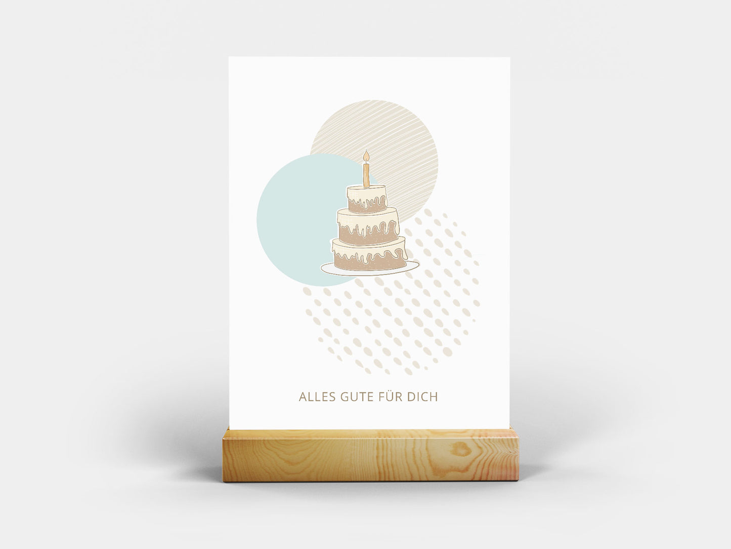 Postkarte "Torte"
