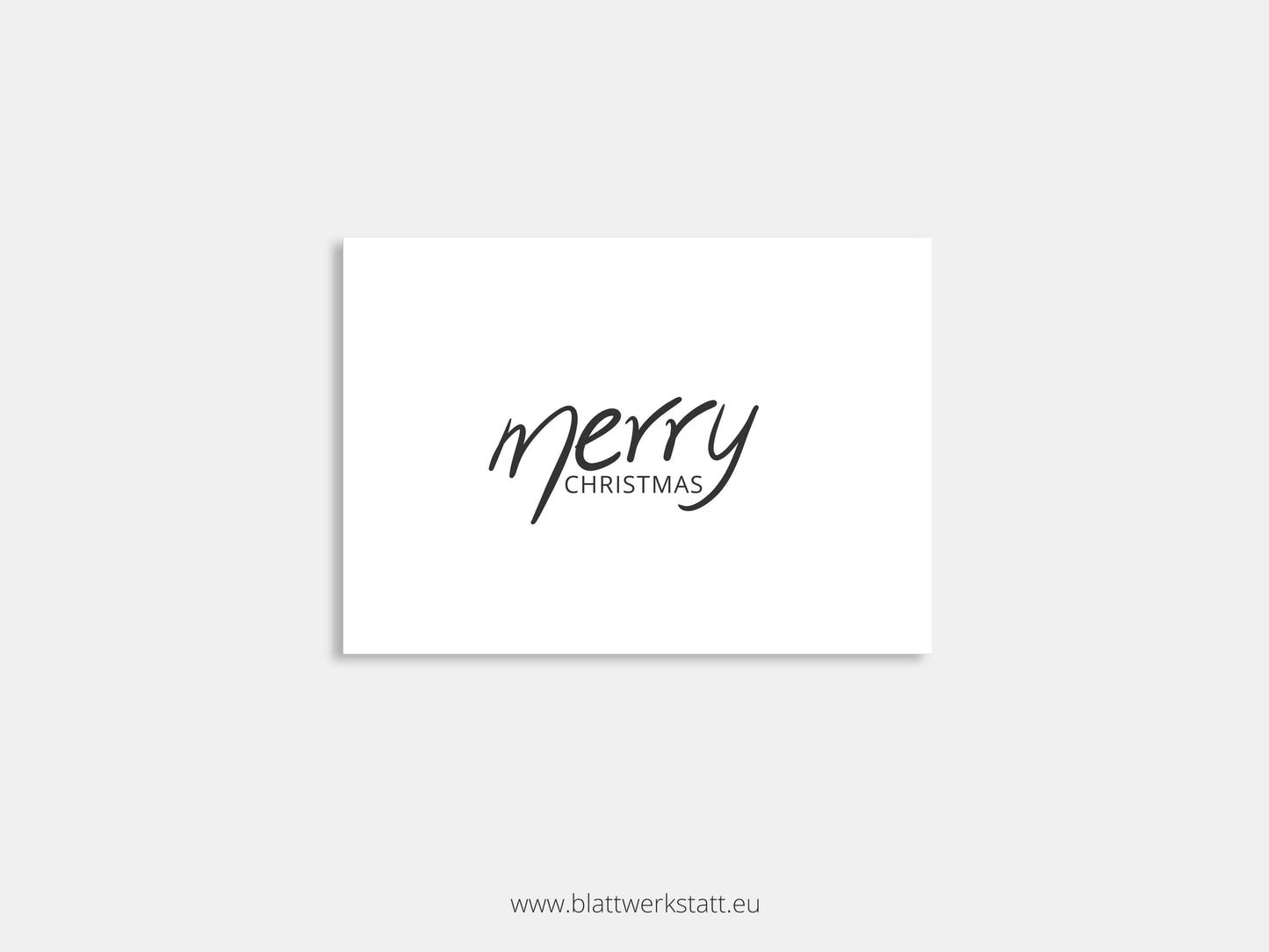 Postkarten-Serie "Weihnachten minimalistisch"