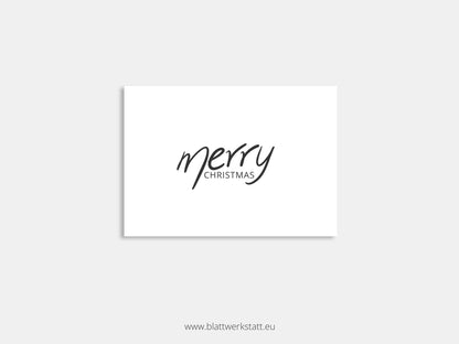 Postkarten-Serie "Weihnachten minimalistisch"